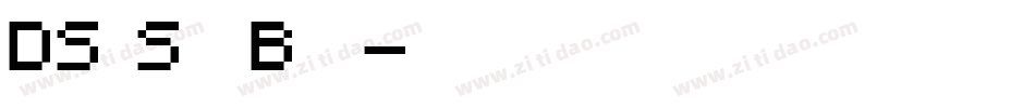 DS SysBit字体转换